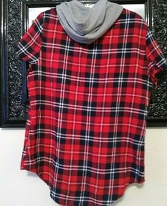 Jackets & Coats - Flannel Jacket With Cut Off Sleeves Jackets & Coats - Flannel Jacket With Cut Off Sleeves